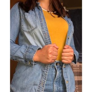 Denim Button Up